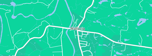 Map showing the location of Paul Gibson Plumbing in Wallacia, NSW 2745