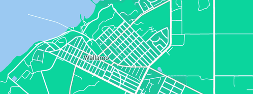 Map showing the location of Copper Coast Plumbing in Wallaroo, SA 5556