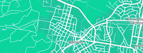 Map showing the location of Emergency Plumbing Wallsend in Wallsend, NSW 2287