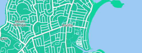 Map showing the location of Hillcoat Plumbing South Coast Pty Ltd in Warilla, NSW 2528