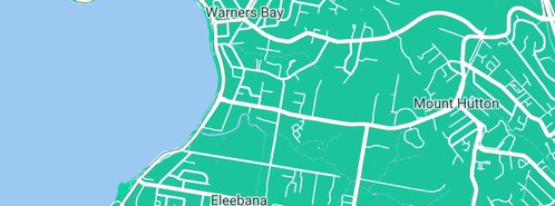 Map showing the location of Finley Thomas Plumbers in Warners Bay, NSW 2282