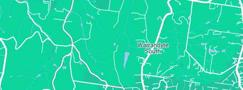 Map showing the location of Smead Plumbing in Warrandyte South, VIC 3134