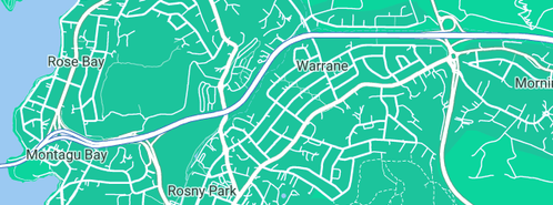 Map showing the location of Sink 182 - Plumbing & Gasfitting in Warrane, TAS 7018