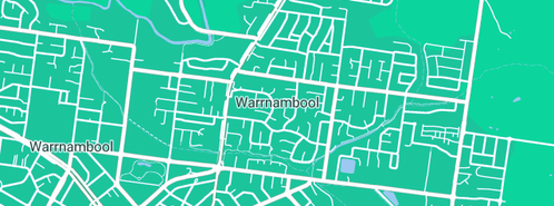 Map showing the location of All About Tank Sales in Warrnambool, VIC 3280