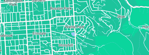 Map showing the location of Hot Water Repair And Replacement Wattle Park in Wattle Park, SA 5066