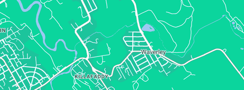 Map showing the location of Kleen Green Plumbing in Waverley, TAS 7250