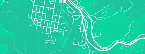 Map showing the location of Falls Plumbing Service in Wentworth Falls, NSW 2782