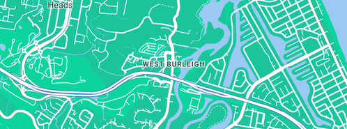 Map showing the location of Shore Plumbing Pty Ltd in West Burleigh, QLD 4219