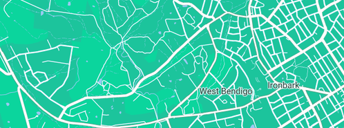 Map showing the location of Central Vic Poly Irrigation in West Bendigo, VIC 3550