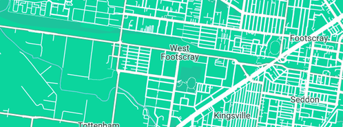 Map showing the location of Get Plumbing | Pro Services Group in West Footscray, VIC 3012