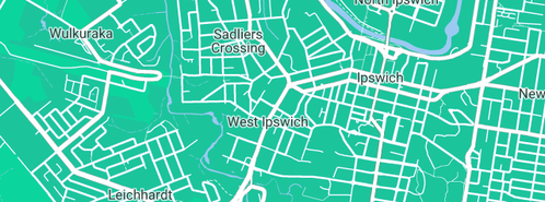 Map showing the location of Hewitts Plumbing Pty Ltd in West Ipswich, QLD 4305