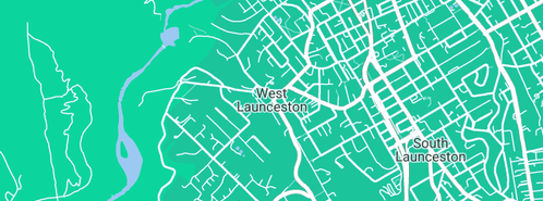 Map showing the location of Davies Plumbing in West Launceston, TAS 7250