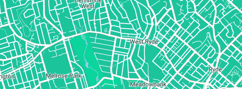 Map showing the location of Drain King Plumbing and Drainage Services P/L in West Ryde, NSW 2114