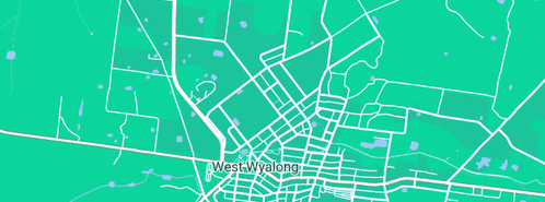 Map showing the location of Oakes in West Wyalong, NSW 2671