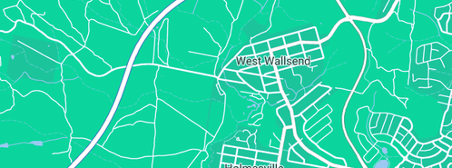 Map showing the location of Brett Hubner Plumbing in West Wallsend, NSW 2286