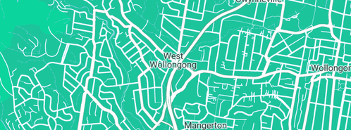 Map showing the location of JSC Plumbing in West Wollongong, NSW 2500