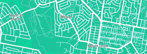 Map showing the location of Goldfinch in Whalan, NSW 2770