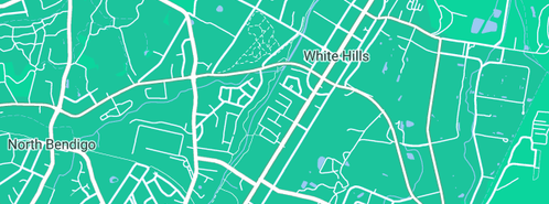 Map showing the location of Symons N W in White Hills, VIC 3550