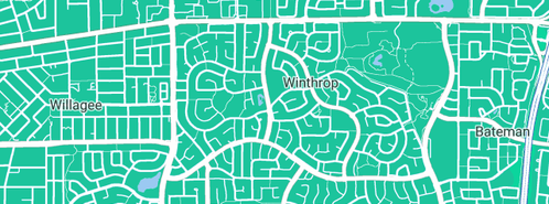 Map showing the location of A-All Skilled Plumbing, Gas in Winthrop, WA 6150