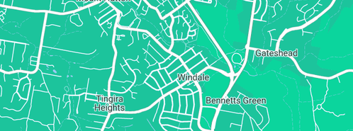 Map showing the location of Gary Francis Plumbing Services in Windale, NSW 2306