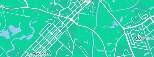 Map showing the location of A To Z Plumbing & Drainage Services Pty Ltd in Windsor, NSW 2756