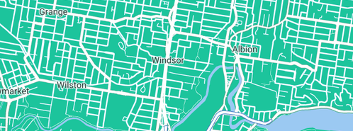 Map showing the location of piranha plumbing & gas in Windsor, QLD 4030