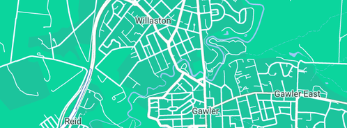 Map showing the location of TG Plumbing Services in Willaston, SA 5118