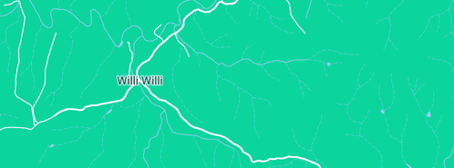 Map showing the location of tomewin plumbing in Willi Willi, NSW 2440