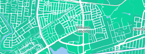 Map showing the location of PB & Sons Plumbing in Williams Landing, VIC 3027