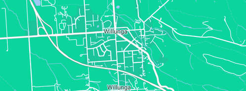 Map showing the location of Hallam in Willunga, SA 5172