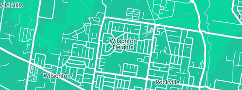 Map showing the location of Col Gilbert Plumbing in Wilsonton Heights, QLD 4350