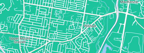 Map showing the location of Plumbing Wizzard in Wishart, QLD 4122