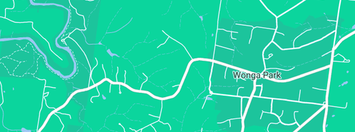 Map showing the location of Plumbing Force in Wonga Park, VIC 3115