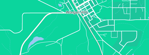 Map showing the location of Follett C in Wongan Hills, WA 6603