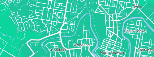 Map showing the location of TCB Plumbing Ipswich in Woodend, QLD 4305