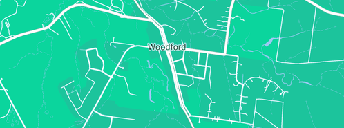 Map showing the location of Black Bros in Woodford, QLD 4514