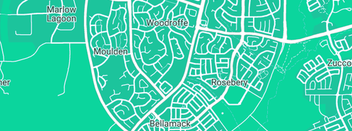 Map showing the location of Strait Plumbing in Woodroffe, NT 830