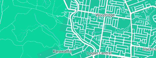 Map showing the location of Ajp Plumbing And Gas Services in Woodridge, QLD 4114