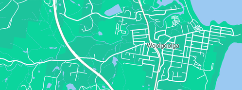 Map showing the location of RH Plumbing - Rory Hugginson in Woolgoolga, NSW 2456