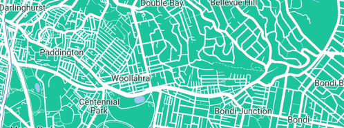 Map showing the location of Metropolitan Plumbing Woollahra in Woollahra, NSW 2025