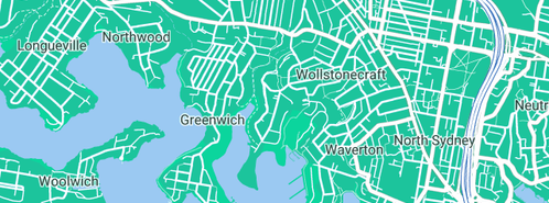 Map showing the location of MLD Plumbing in Wollstonecraft, NSW 2065