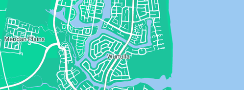 Map showing the location of No Leak Plumbing in Wurtulla, QLD 4575