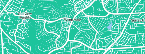 Map showing the location of Peter Romaine in Wynn Vale, SA 5127