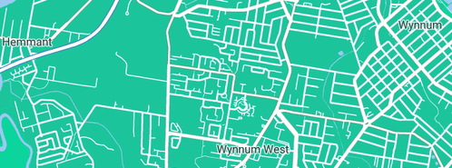 Map showing the location of Downie Plumbing and  Gas Pty Ltd in Wynnum West, QLD 4178