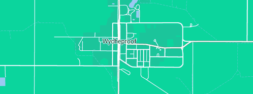 Map showing the location of Stewart Nicholls Plumbing in Wycheproof, VIC 3527