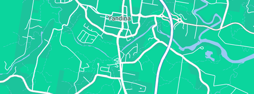 Map showing the location of Kruger Precision Drainage & Excavation in Yandina, QLD 4561