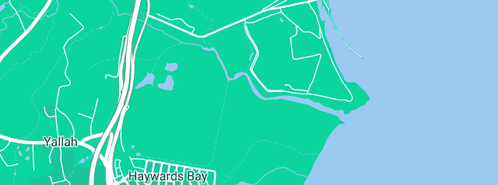 Map showing the location of Illawarra Plumbing in Yallah, NSW 2530