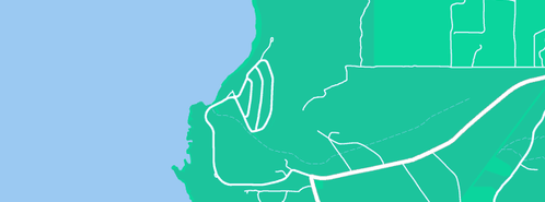 Map showing the location of Pipeline Plumbing in Yallingup, WA 6282