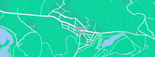 Map showing the location of BDW in Yallourn North, VIC 3825