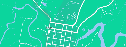 Map showing the location of Townsend Plumbing, Excavation & Truck Hire in Yass, NSW 2582